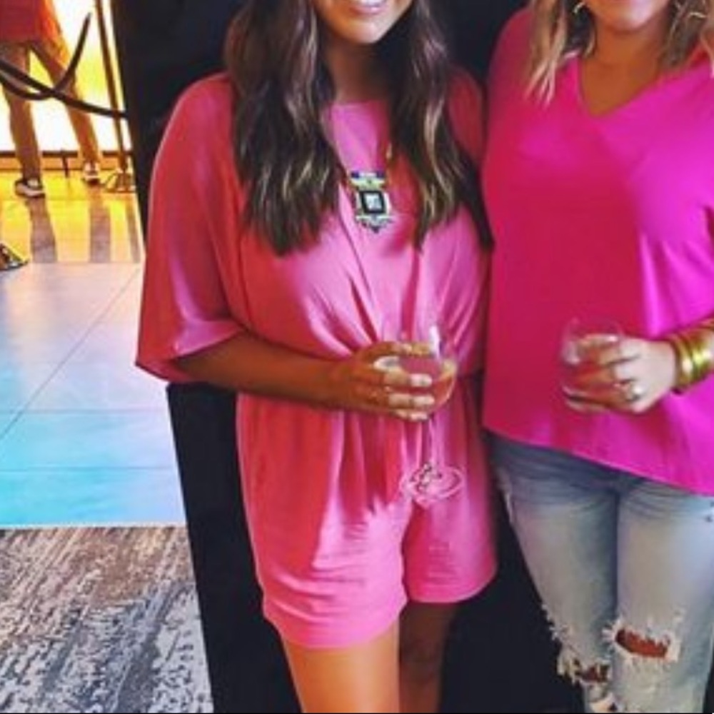 Pink romper